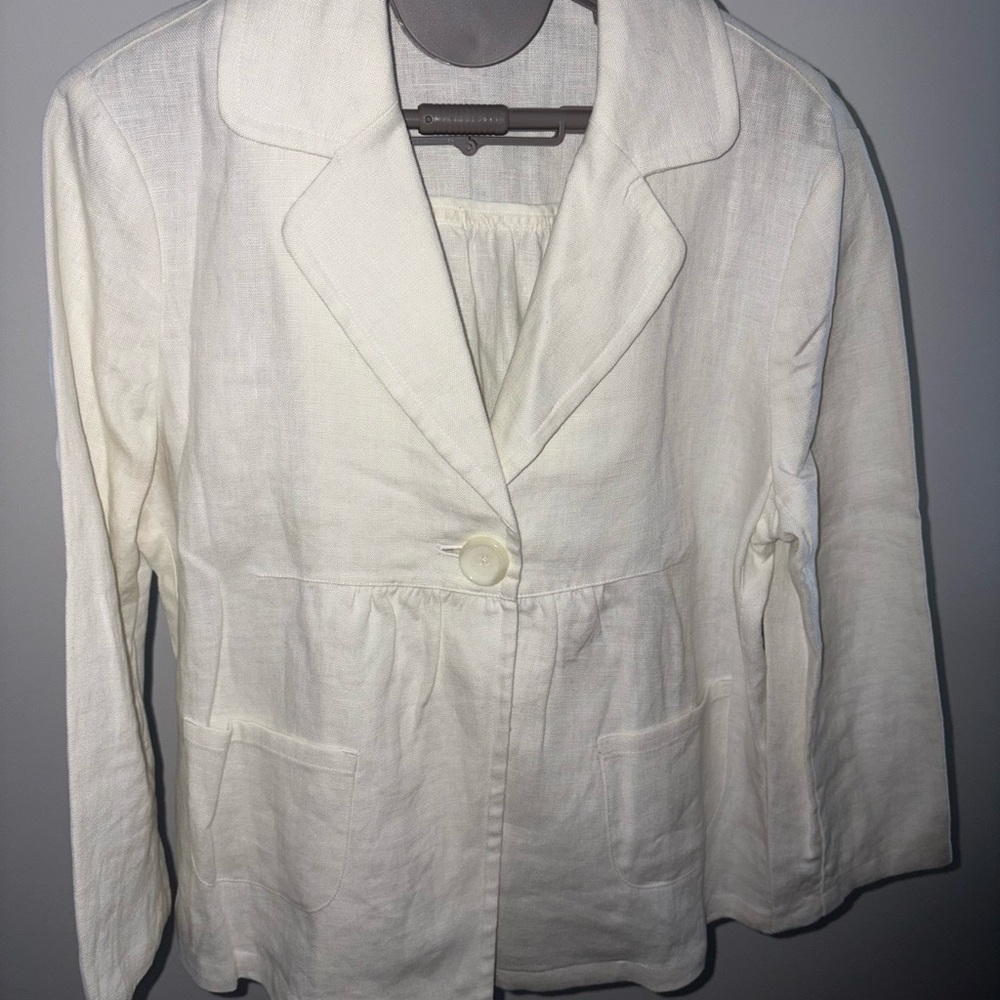 Michael Kors Ivory Blazer